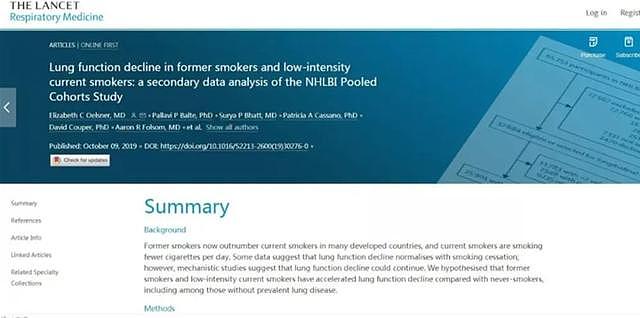 50万烟民总结出的“教训”：每月吸烟超6根，死亡风险大大增加