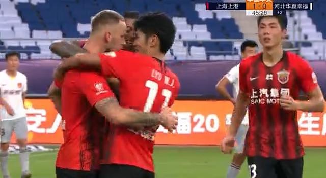 中超1-0半场绝杀！上港破僵局：31岁奥地利外援头槌击溃河北