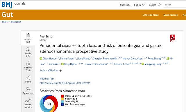 可怕…哈佛发表20年研究结果：牙不好的人，患癌风险增加52%