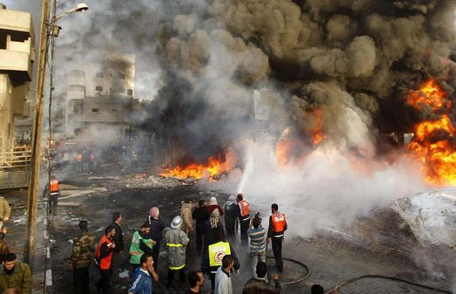 中东又爆发大战，以色列空军猛烈轰炸，这下哈马斯还有活路吗？