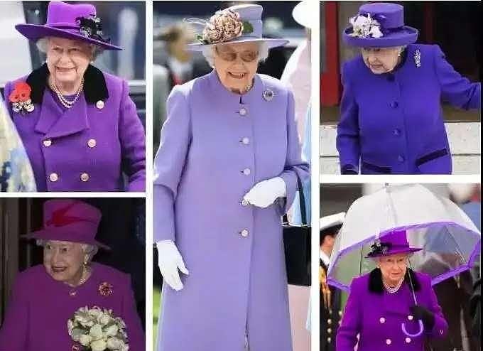 秋季出彩穿搭！法国夫人穿紫色风衣太时髦，小25岁老公搂着她走