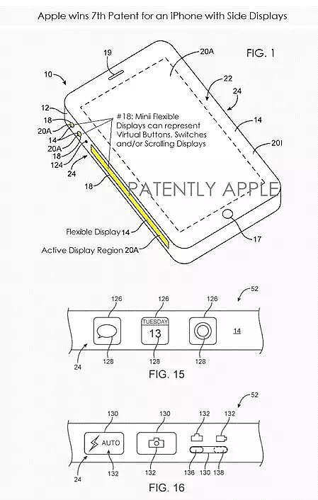 苹果新专利曝光：iPhone边框都是触摸屏