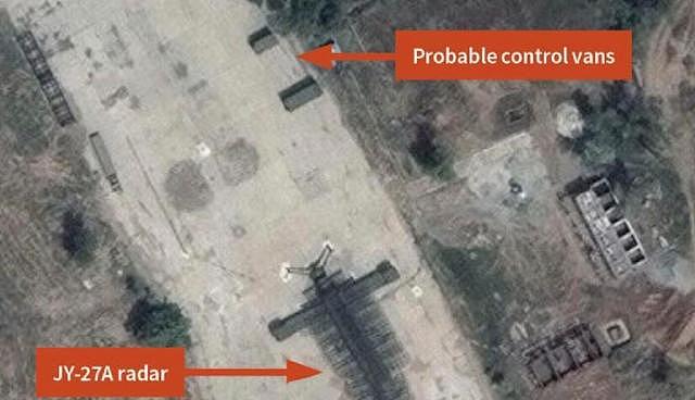 外媒炒作巴空军的阿兰空军基地内出现了中国的JY-27A反隐身雷达