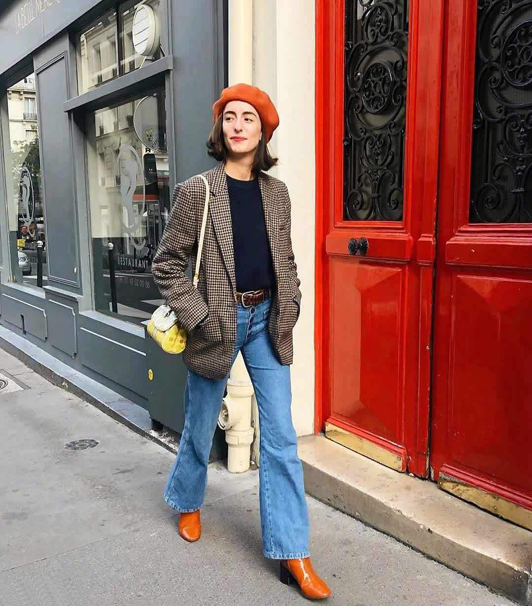 讲真，配色太重要！法国设计师的“棕色撞色”穿搭，惊艳整个秋冬