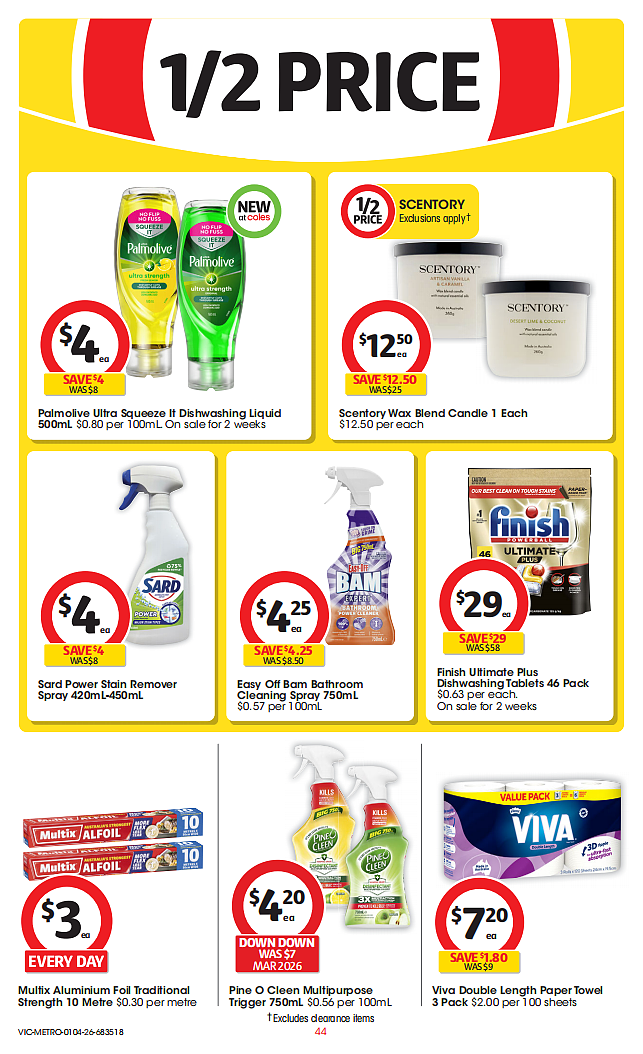 本周最新！澳洲各大超商折扣目录，Woolworths、Coles、Costco、优衣库...（组图） - 44