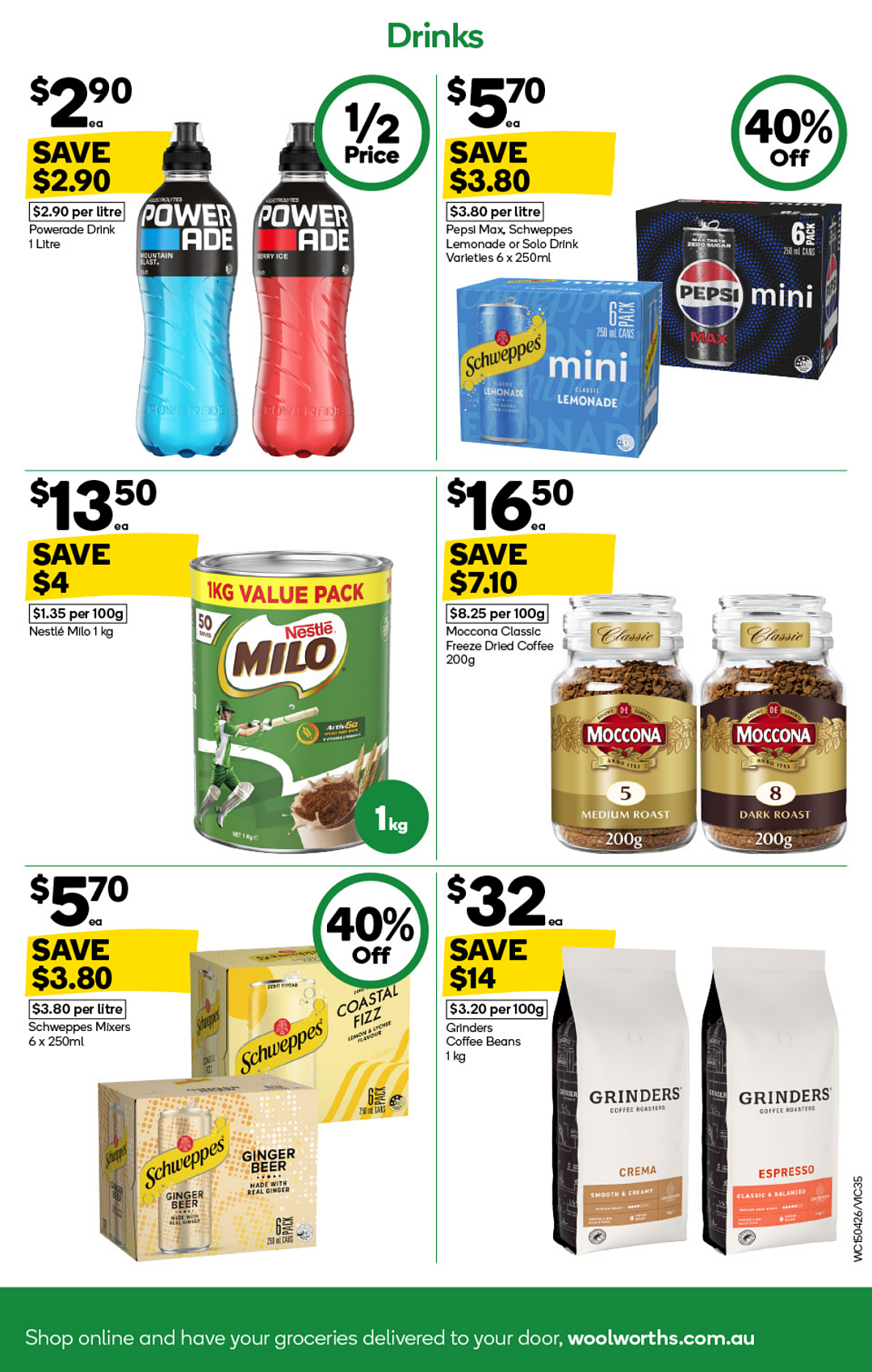 Woolworths 4月15日-4月21日打折,清洁、烧烤用品半价 - 36