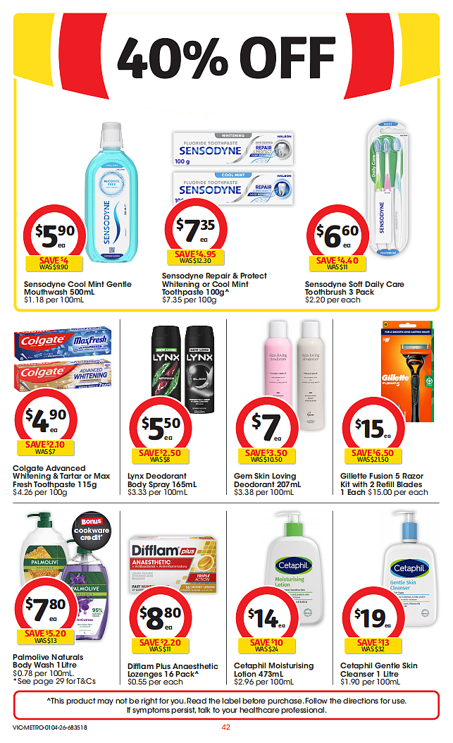 本周最新！澳洲各大超商折扣目录，Woolworths、Coles、Costco、优衣库...（组图） - 42