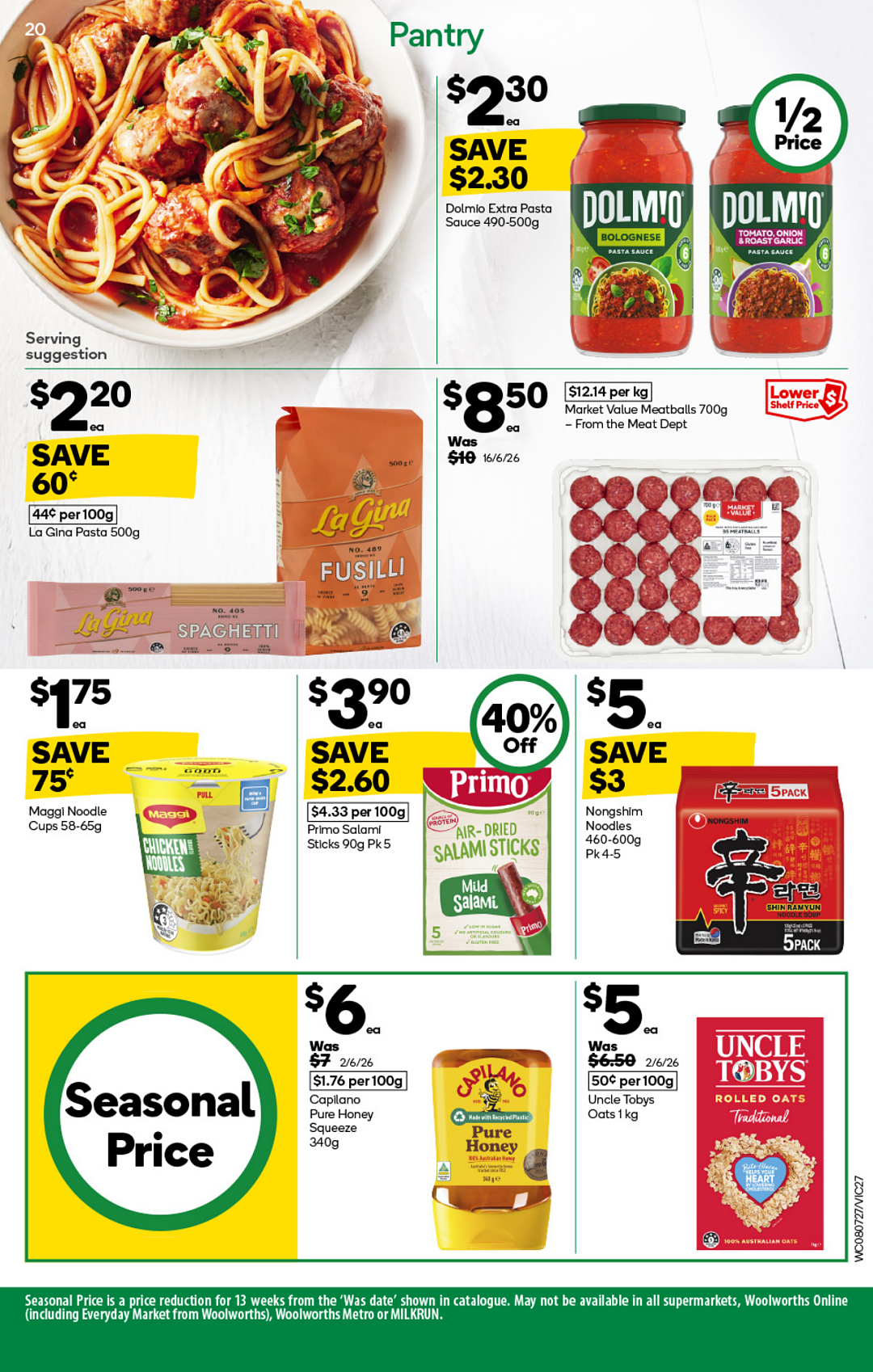 本周最新!澳洲各大超商特价商品一网打尽,大批好物骨折破半价!Woolworths、Coles、Aldi(组图) - 76