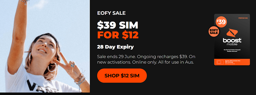 今天截止！【Boost Mobile】手机预付卡 最新特卖 + 折上折 + 再送50刀 - 2