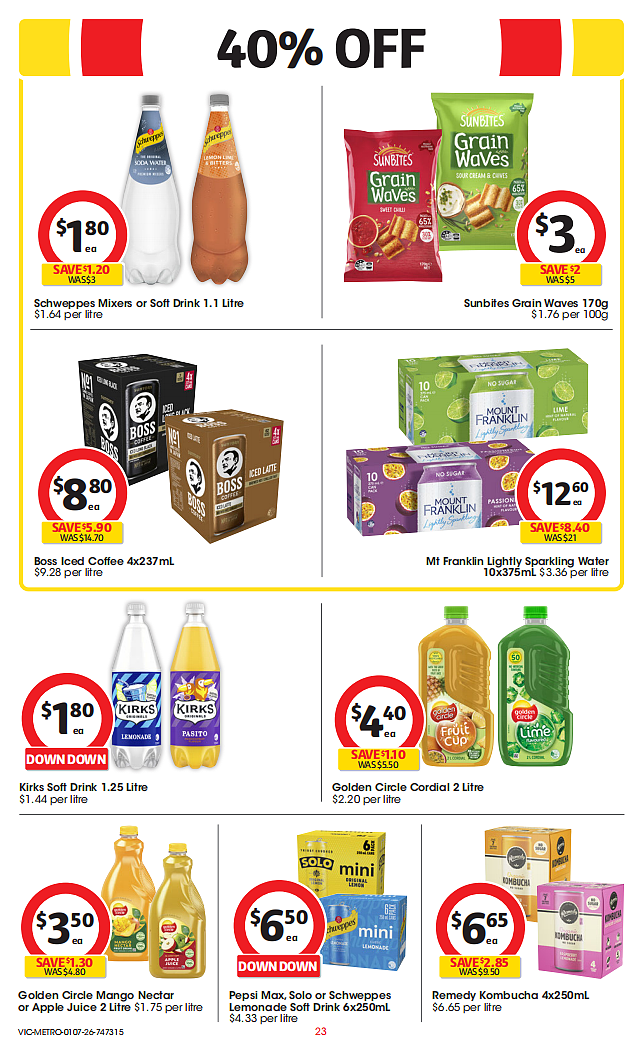 本周最新！澳洲各大超商特价商品一网打尽，大批好物骨折破半价！Woolworths、Coles、Aldi（组图） - 23