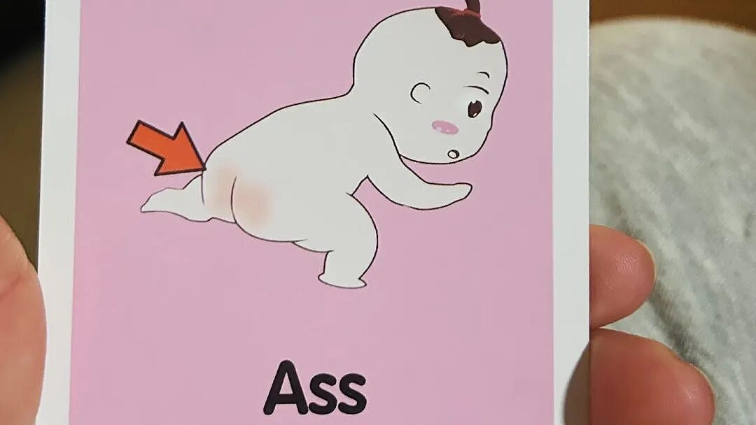 “A is for Ass”！新西兰妈妈Temu网购学习卡，拿到手懵了（组图） - 2