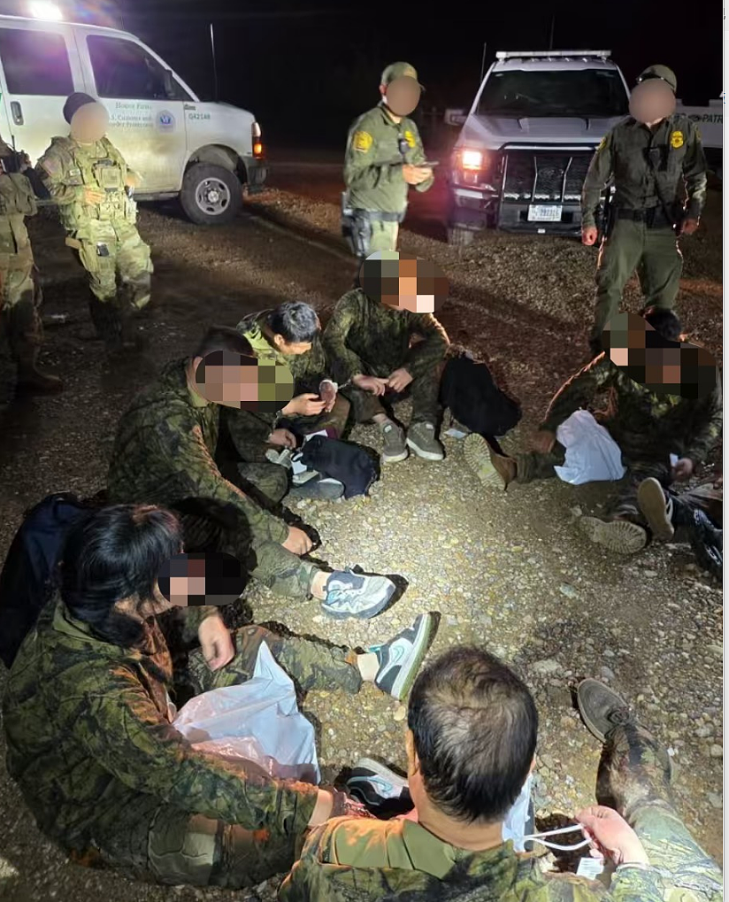深夜突袭！6名华人非法移民穿迷彩服潜伏，被边境巡逻队当场抓获（组图） - 2