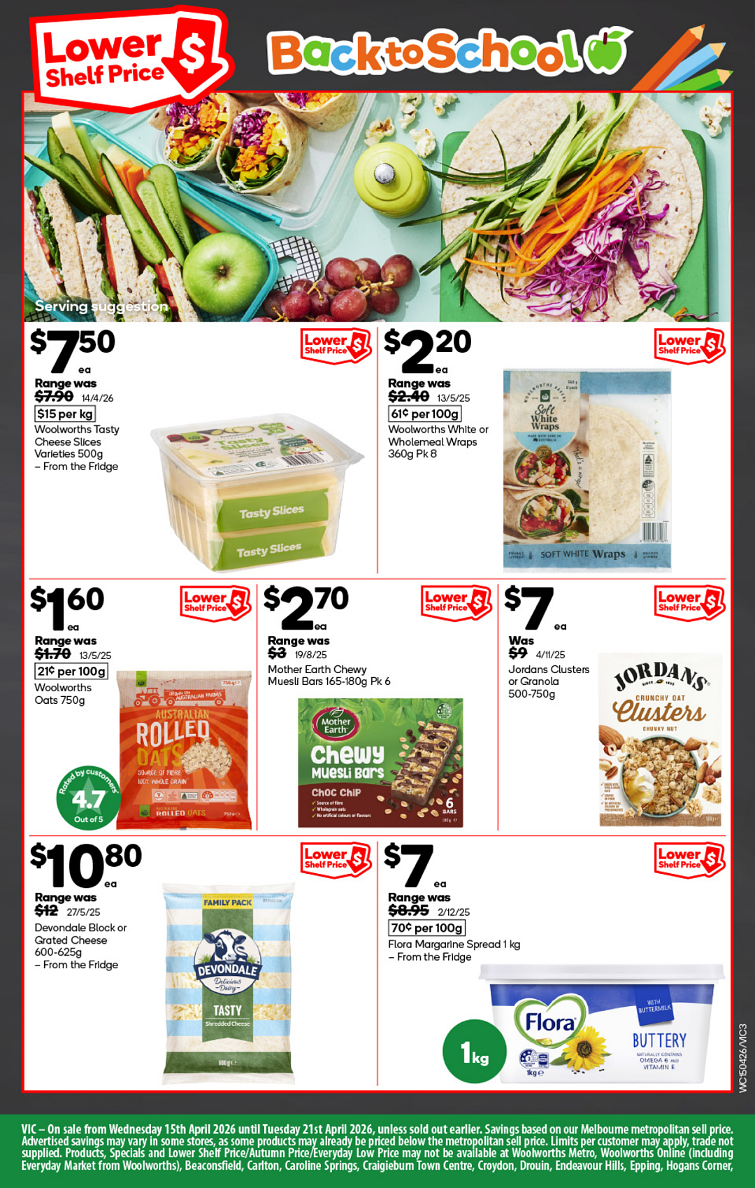 Woolworths 4月15日-4月21日打折,清洁、烧烤用品半价 - 4