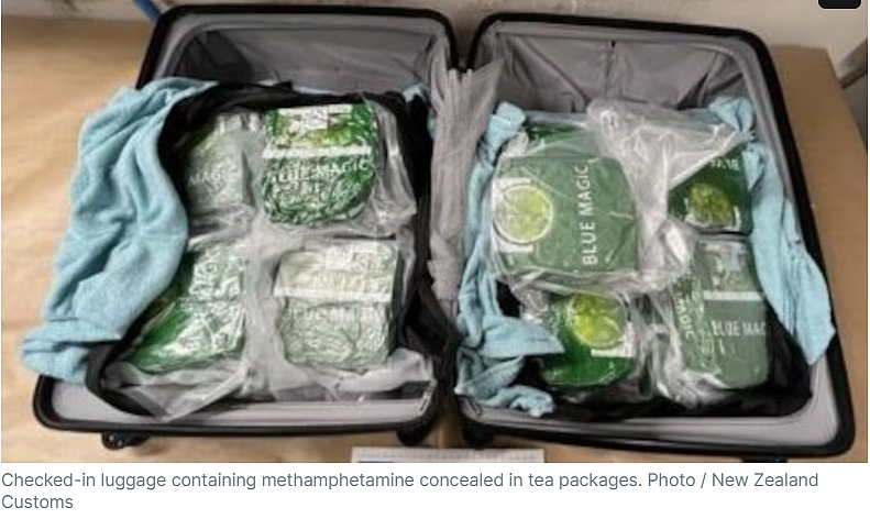 绿茶包装藏冰毒!奥克兰机场查获近20公斤毒品!一名新西兰青年被捕! - 3