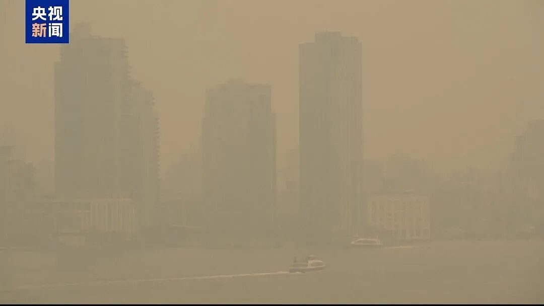 雾霾突袭世界杯决赛,自由女神像几乎“隐身”,全美多地空气指数爆表!阿根廷队航班延误滞留 - 4