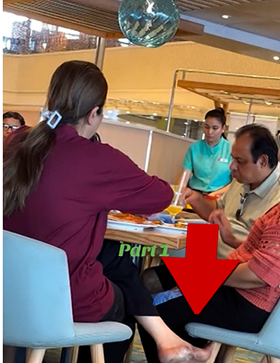 太恶心！美国邮轮女乘客竟用公用餐叉抠脚，视频疯传，邮轮公司终于回应了（组图） - 6