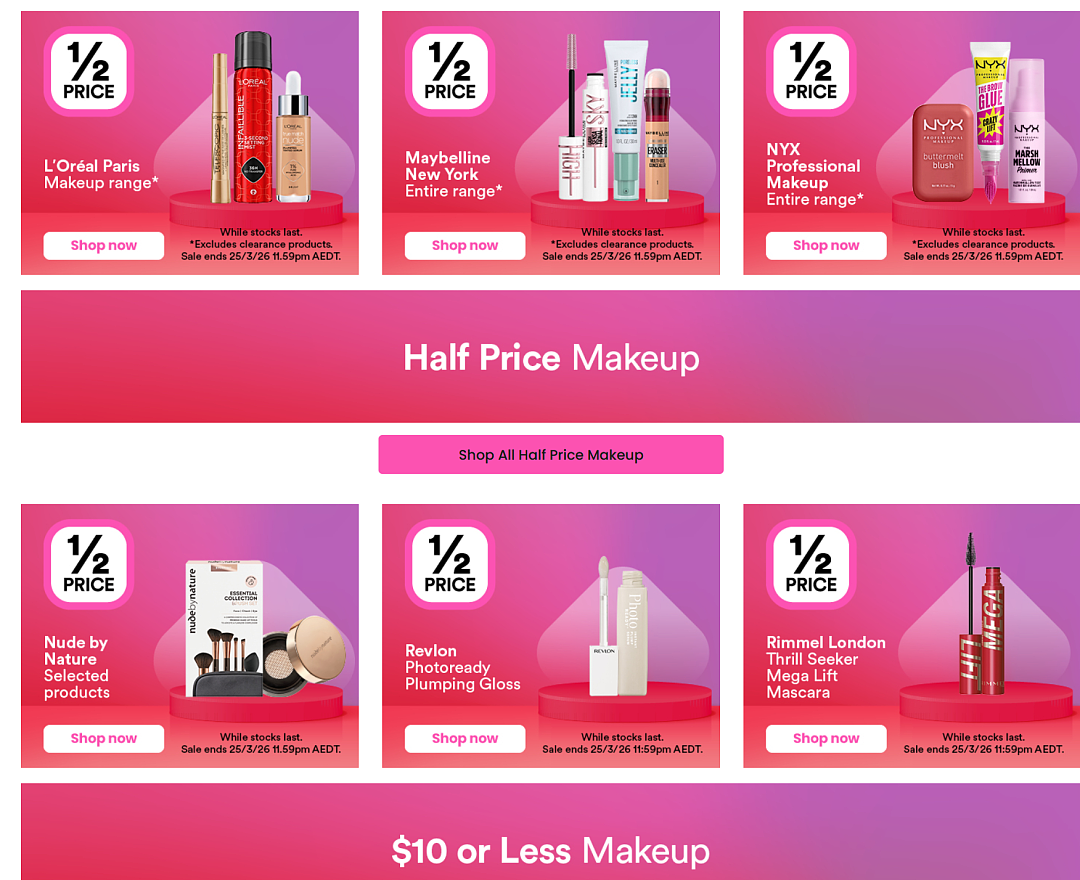 大量不到10刀！【Priceline】美妆护肤品 限时大特卖 - 1
