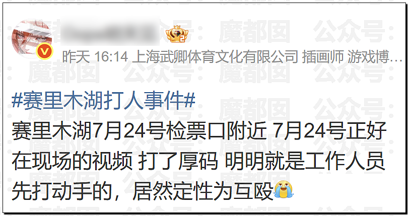 新疆赛里木湖景区曝围殴事件!7名工作人员殴打司机,视频曝光引热议(组图) - 13