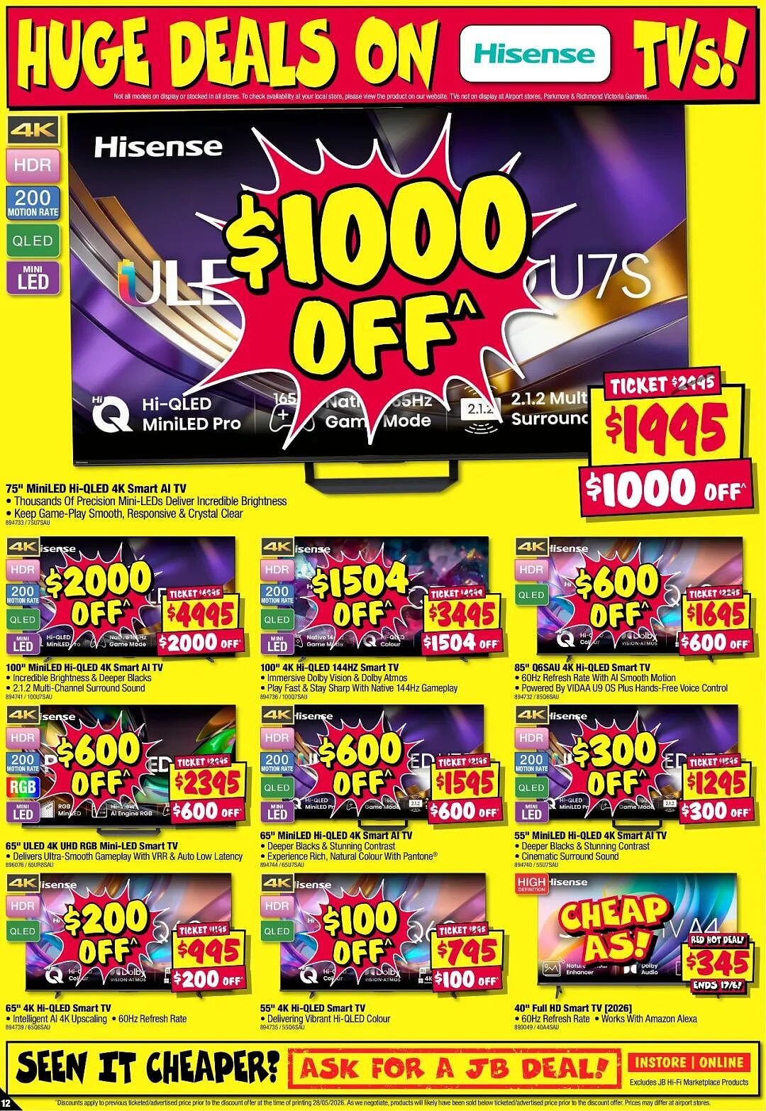 认错退钱！【JB Hi-Fi】首期财年末 优惠目录 - 13