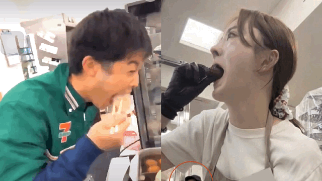 日本便利店店员从锅里捞关东煮狂吃，还吐回锅里！视频全网疯传，超2000万网友愤怒围观！（组图） - 1