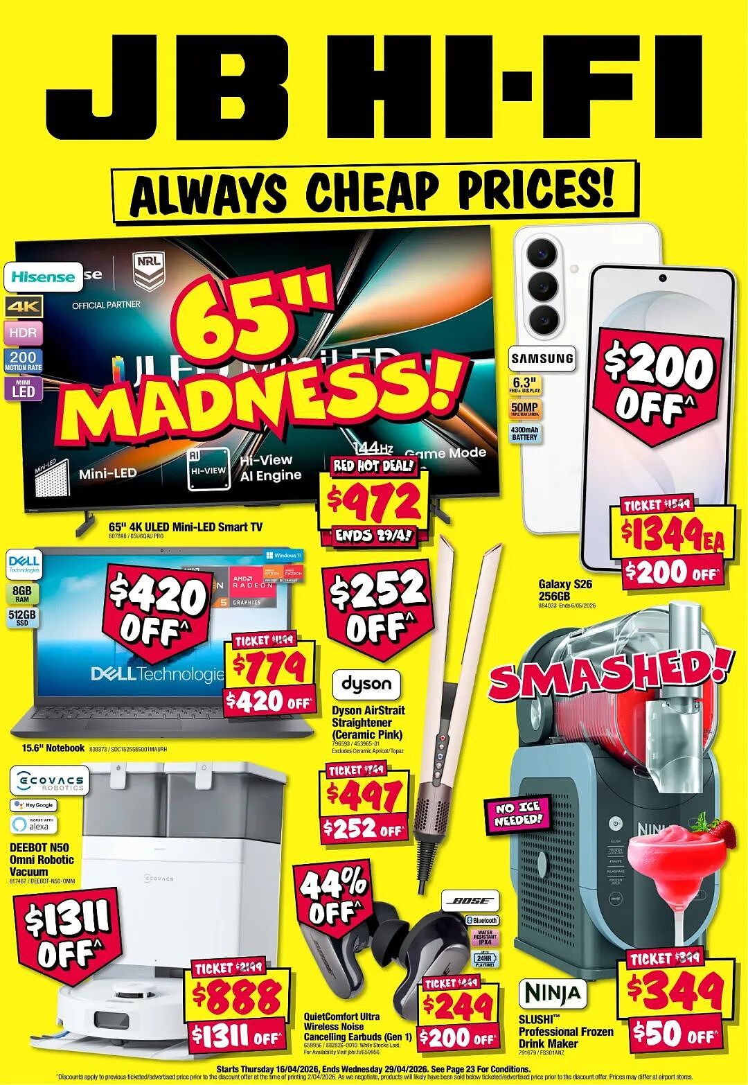 来了!【JB Hi-Fi】限时4天 折上折(组图) - 2