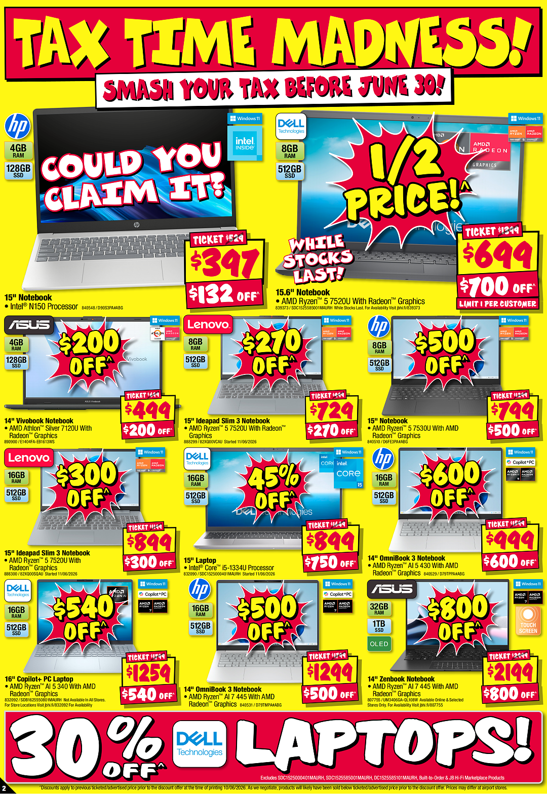 来了！【JB Hi-Fi】财年末 优惠目录 放出 - 2