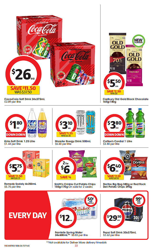 本周最新!澳洲各大超商特价商品一网打尽,大批好物骨折破半价!Woolworths、Coles、Costco(组图) - 22