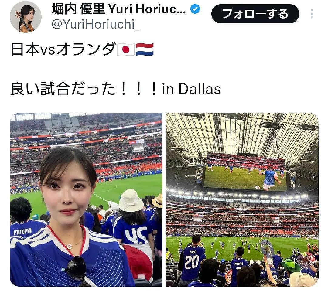 日本美女网红晒世界杯观赛自拍照，遭千万日本网友狂酸：靠爸爸活才有钱去现场！（组图） - 27