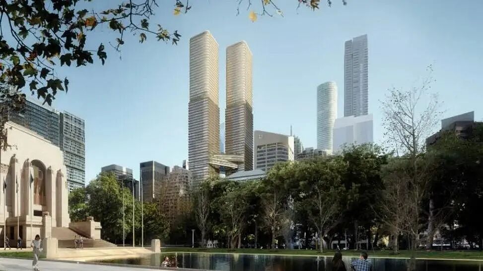 悉尼天际线被彻底改写:CBD要建创纪录的82层双子塔,北悉尼再批51层 - 4