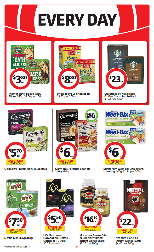 本周最新！澳洲各大超商特价商品一网打尽，大批好物骨折破半价！Woolworths、Coles、Aldi（组图） - 27