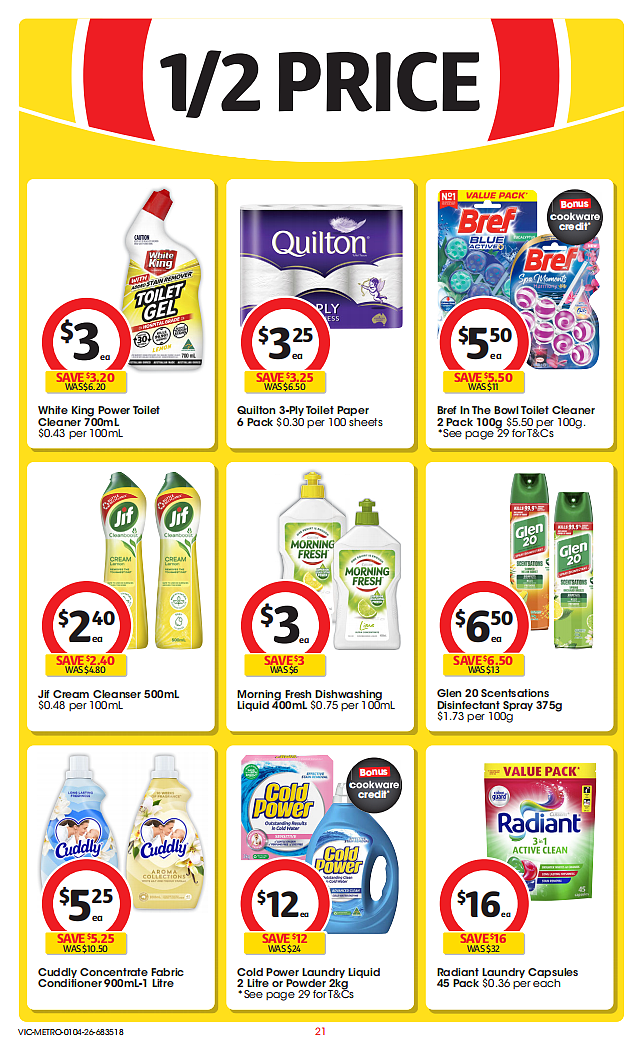 本周最新！澳洲各大超商折扣目录，Woolworths、Coles、Costco、优衣库...（组图） - 21