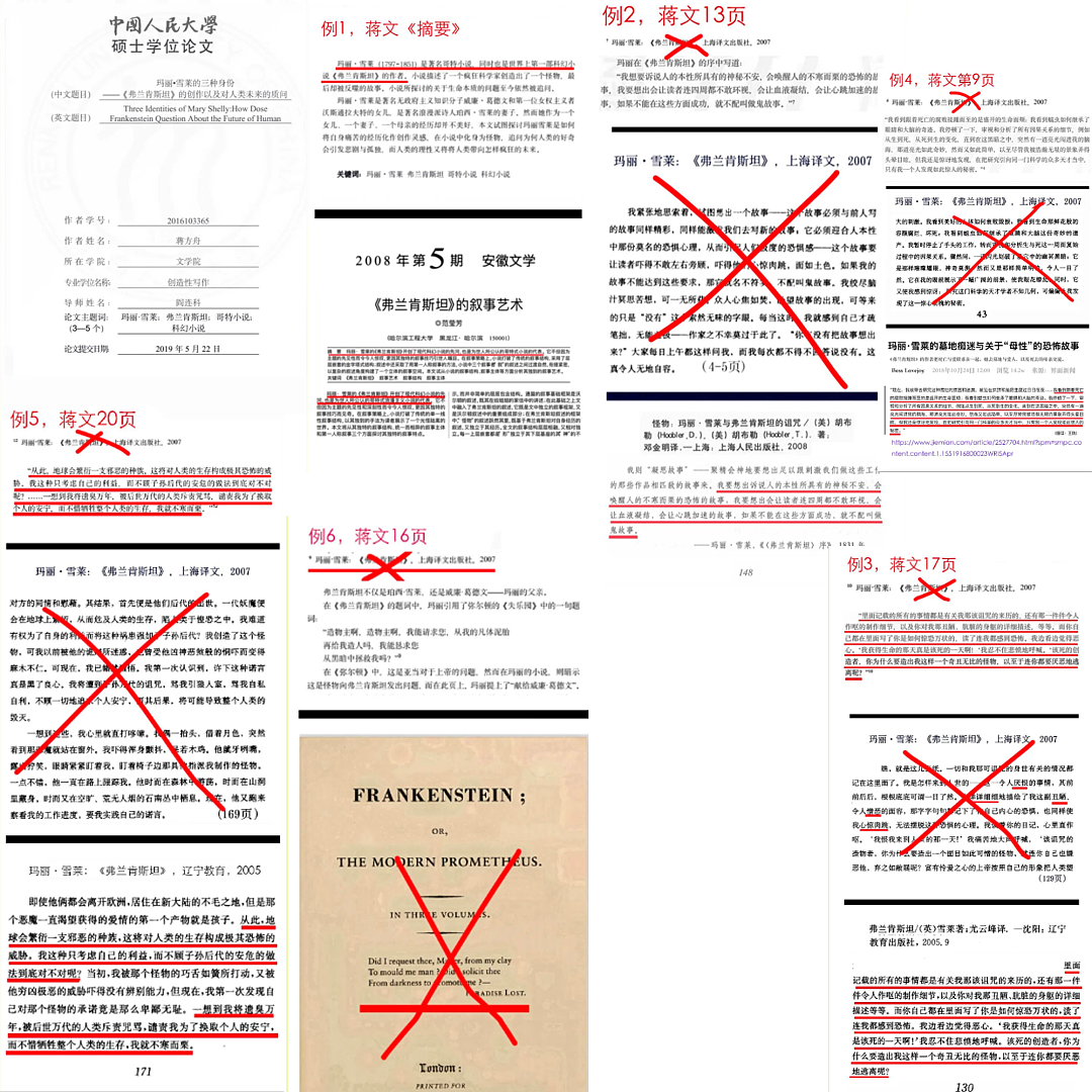 人大撤销蒋方舟硕士学位：论文9处抄袭境外期刊，肖鹰称纠错果决 - 6