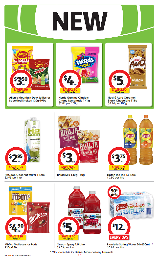 本周最新!澳洲各大超商特价商品一网打尽,大批好物骨折破半价!Woolworths、Coles、Aldi(组图) - 27