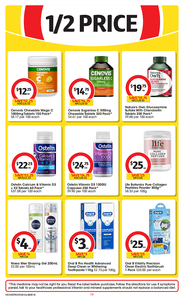 本周最新！澳洲各大超商折扣目录，Woolworths、Coles、Costco、优衣库...（组图） - 19