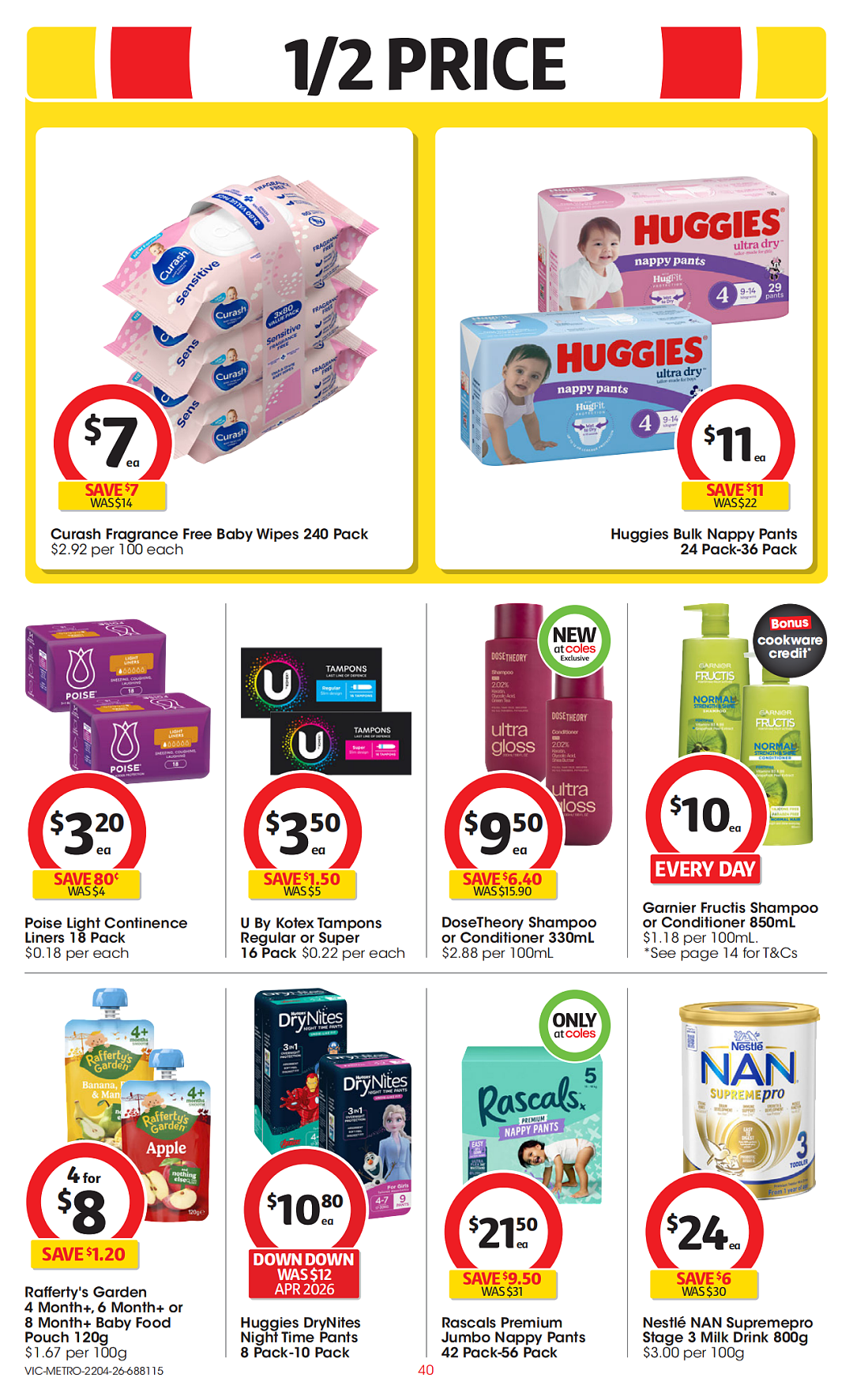 本周最新！澳洲各大超商特价商品一网打尽，大批好物骨折破半价！Woolworths、Coles、Aldi（组图） - 40