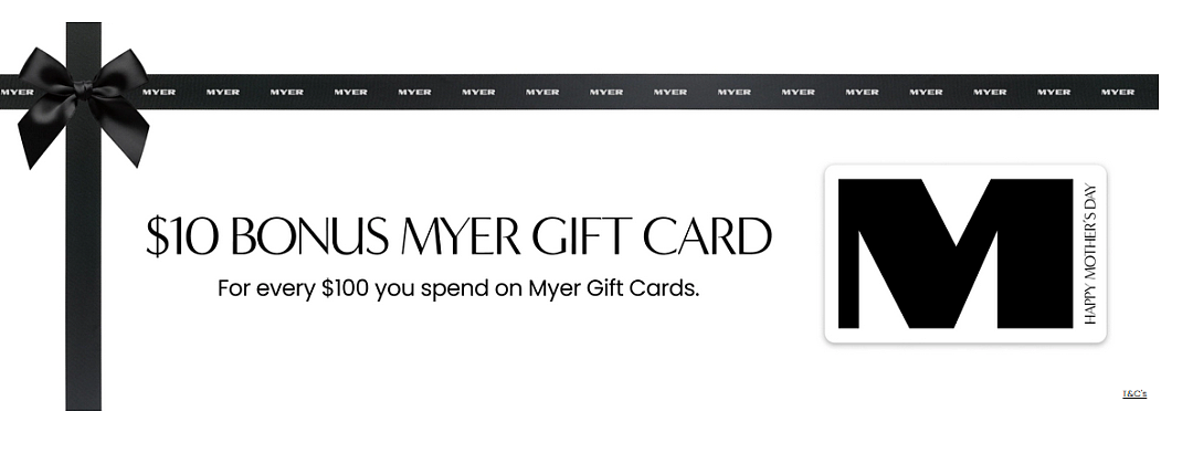 来了！【Myer】买送礼物卡活动（组图） - 1