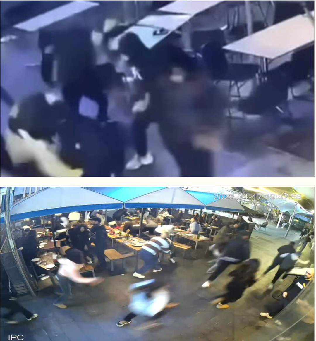 【混乱】墨尔本东南商业区，一群持刀蒙面人来袭，有人被捅伤；两辆车相撞，司机都是酒驾 - 2