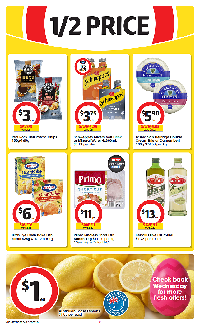 本周最新！澳洲各大超商折扣目录，Woolworths、Coles、Costco、优衣库...（组图） - 2