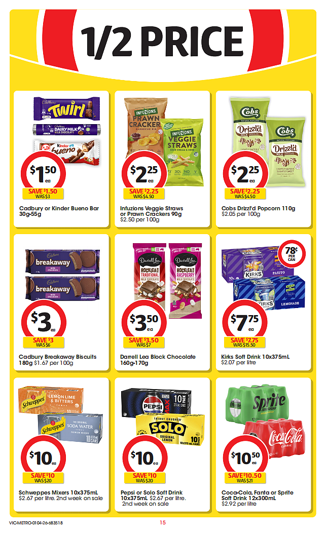 本周最新！澳洲各大超商折扣目录，Woolworths、Coles、Costco、优衣库...（组图） - 15