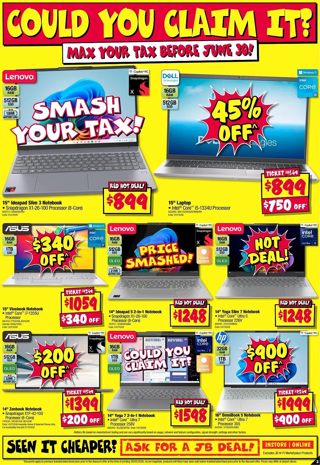 认错退钱！【JB Hi-Fi】首期财年末 优惠目录 - 4