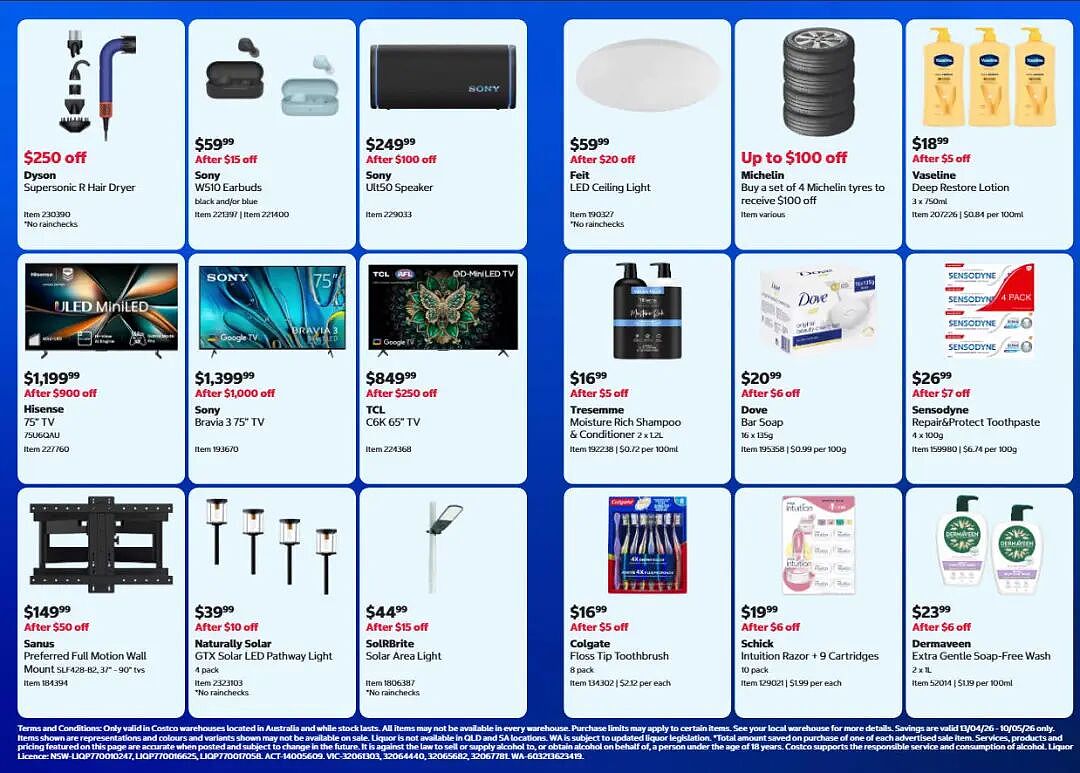 刚刚,Costco最新打折目录出炉!截止到5月10日,劲省$4700(组图) - 3