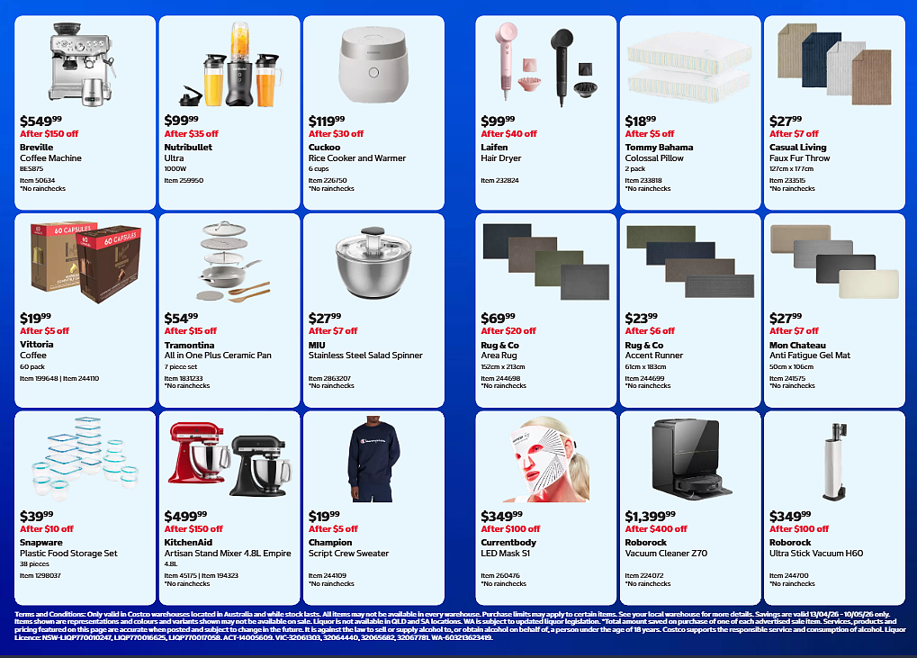 Costco最新闪促,劲省$4700!厨师机立省$150,SONY便携式蓝牙音箱立省$100(组图) - 2