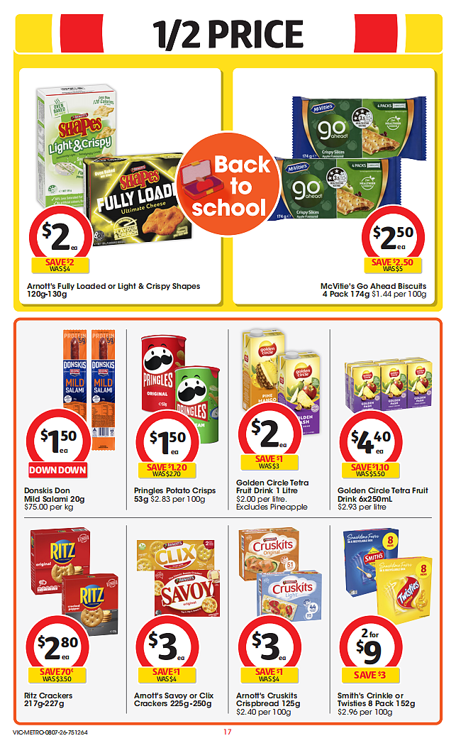 本周最新!澳洲各大超商特价商品一网打尽,大批好物骨折破半价!Woolworths、Coles、Aldi(组图) - 17