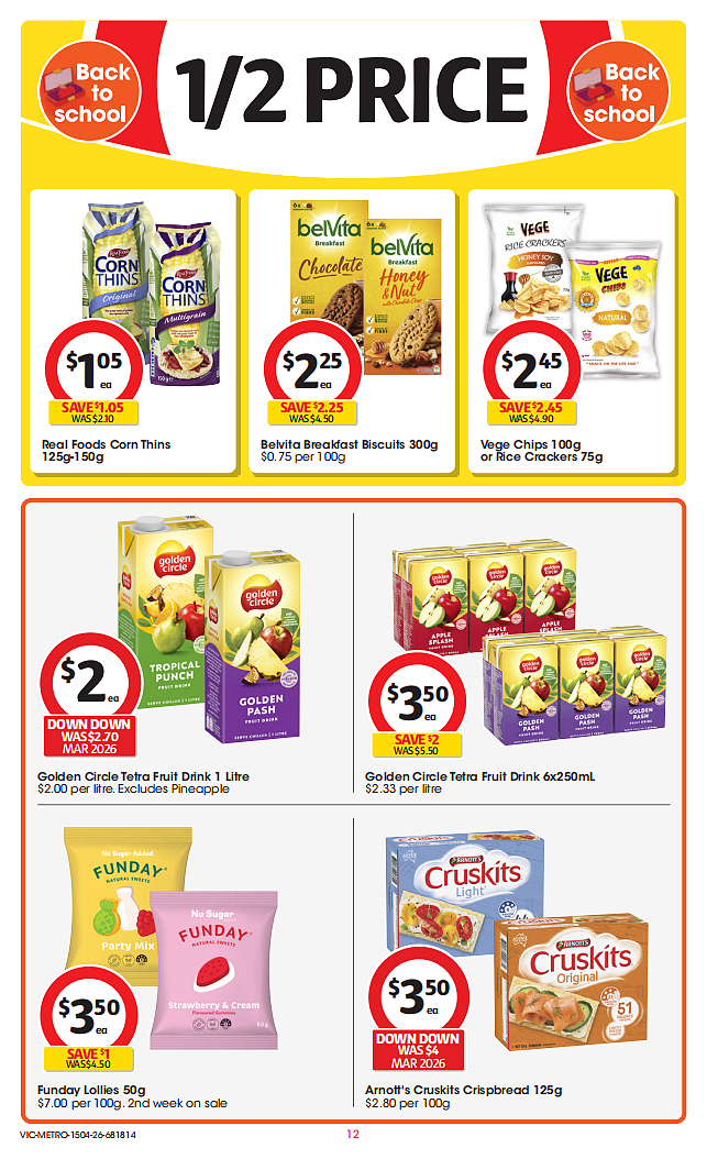 Coles 4月15日-4月21日打折，牛肉派、油、茉莉米半价 - 12