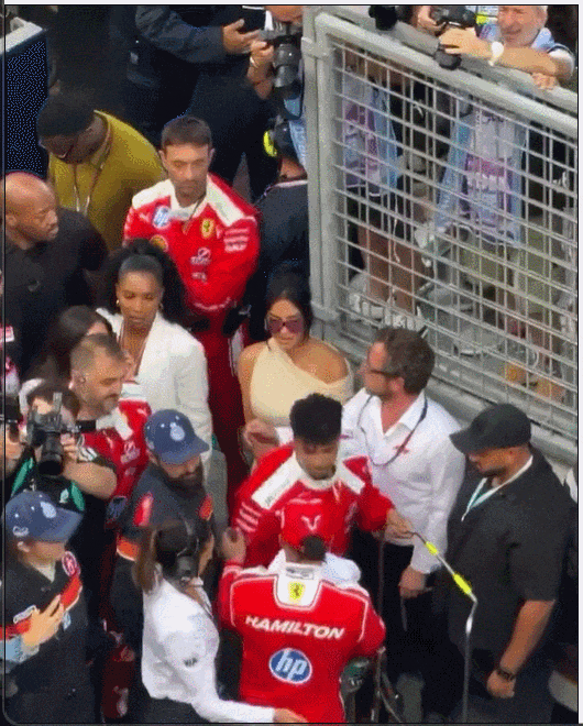 金卡戴珊与F1七冠王赛场热吻！10亿富婆儿恋上5亿小狼狗，网友：什么短剧情节！ - 11