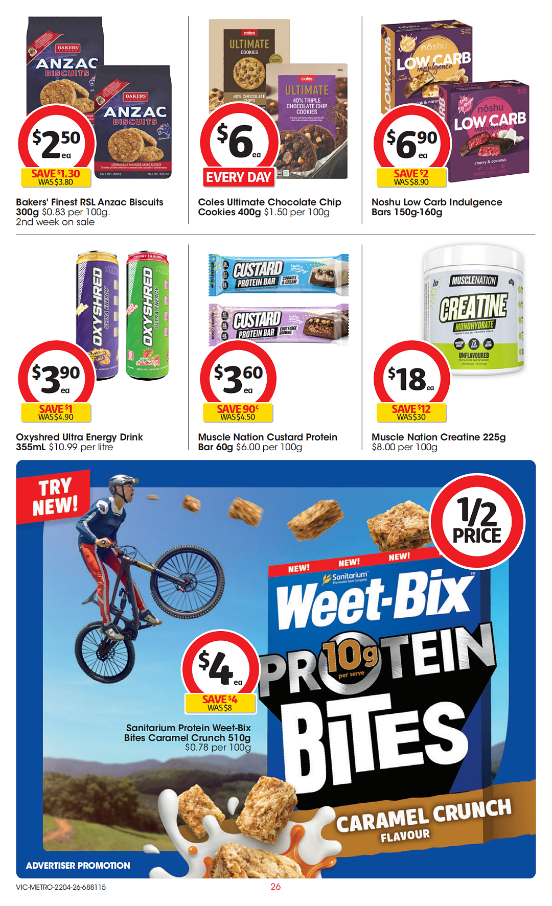 本周最新！澳洲各大超商特价商品一网打尽，大批好物骨折破半价！Woolworths、Coles、Aldi（组图） - 26