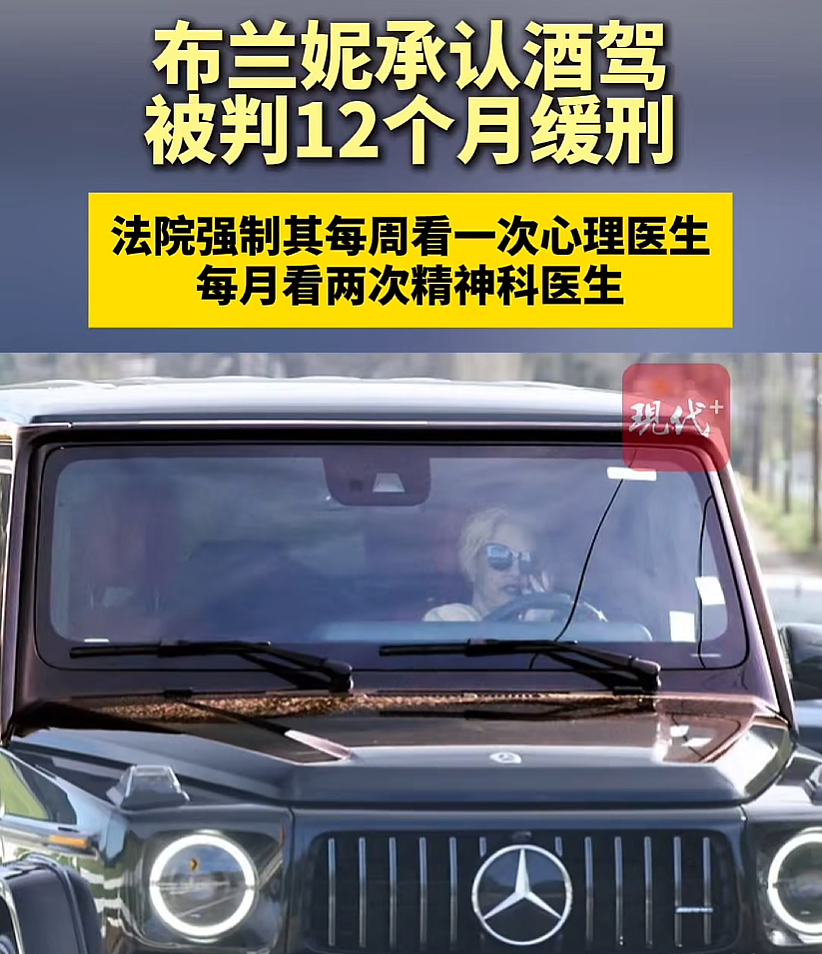 “小甜甜”布兰妮承认酒驾，被判12个月缓刑（组图） - 1