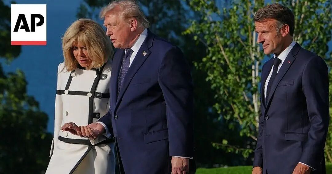 G7峰会成霸总现场?特朗普紧握她的手,耳语不断!小丽姐淡定回应(组图) - 5