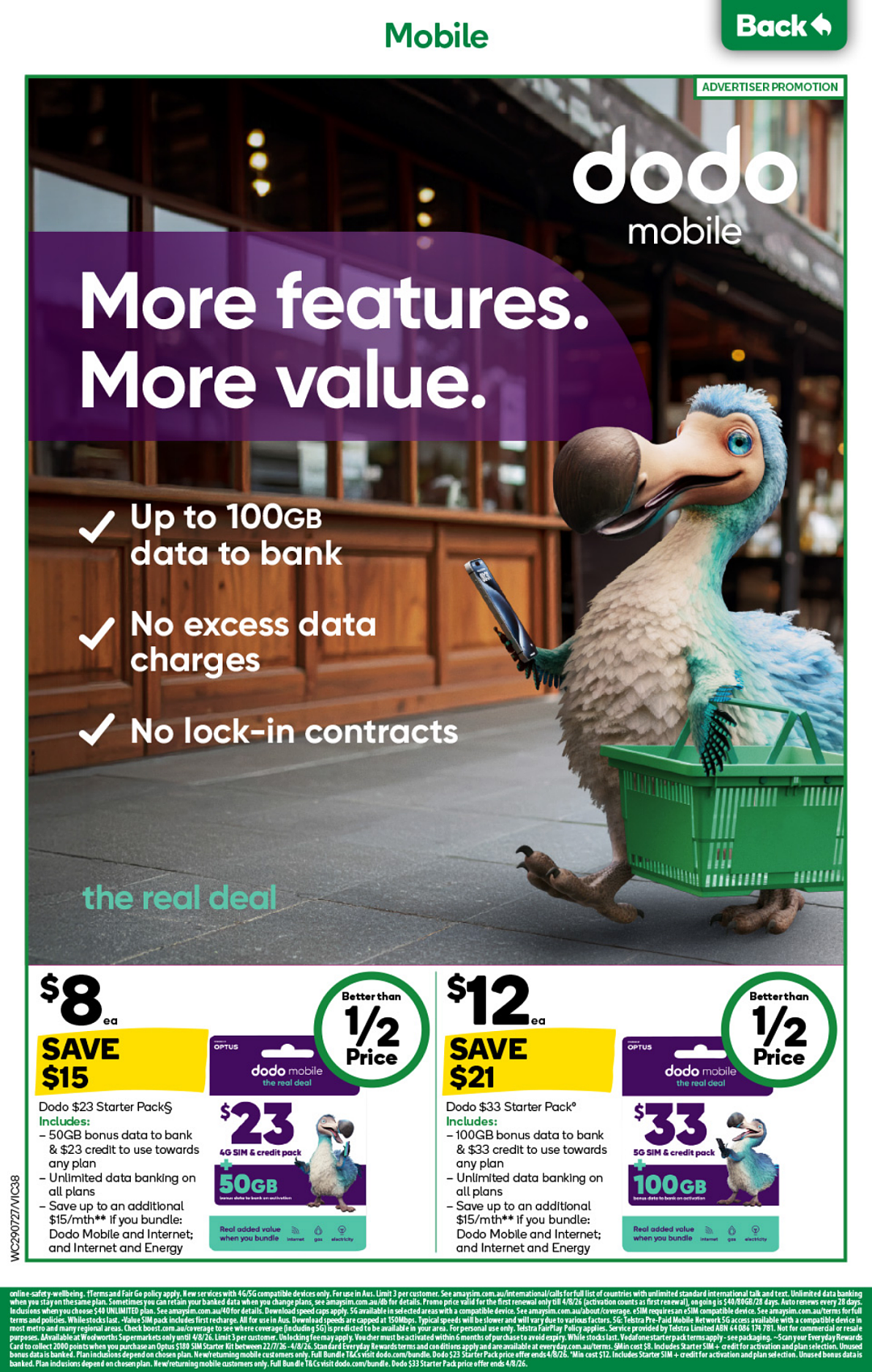 本周最新！澳洲各大超商特价商品一网打尽，大批好物骨折破半价！Woolworths、Coles、Aldi（组图） - 83