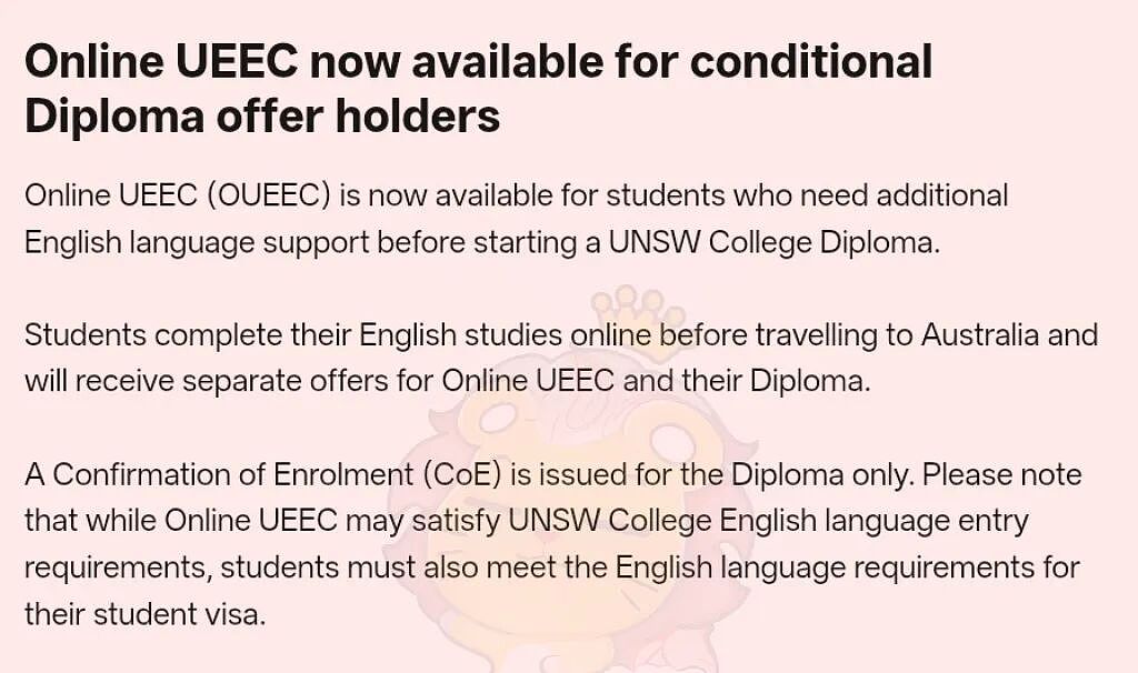UNSW College新政:商科文凭滚动录取,新增2027年硕士预科入学季 - 4